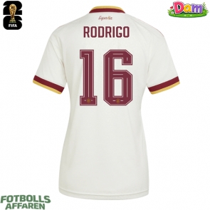 Spanien Rodri Hernandez #16 Bortatröja Kvinnor VM 2026 Kortärmad